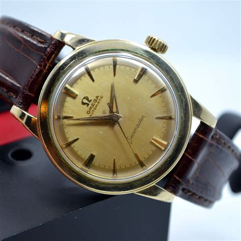 gold vintage omega watch|vintage Omega Watch catalog.